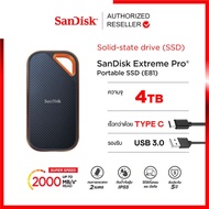 SanDisk Extreme PRO Portable SSD V2 4TB (SDSSDE81-4T00-G25) Up to 2000 MB/s Read &amp; Write Speeds เอสเอสดี พกพา แซนดิสก์ ประกัน Synnex 5ปี