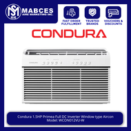 Condura 1.5HP Primea Full DC Inverter Window type Aircon WCON012VU-W