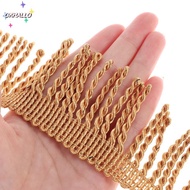 OKHALLO Fringe Trim, Gold Bullion Fringe Trim Bullion, Embellishments tassel fringe Sofa
