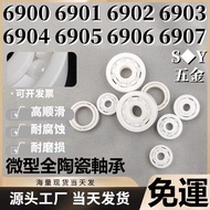 Zirconia Thin Wall Full Ceramic Bearing 6900 6901 6902 6903 6904 6905 6906 6907