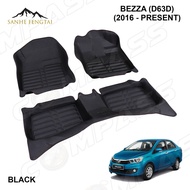 Perodua Bezza Axia Viva Kelisa Alza 5D Carpet Floor Mat