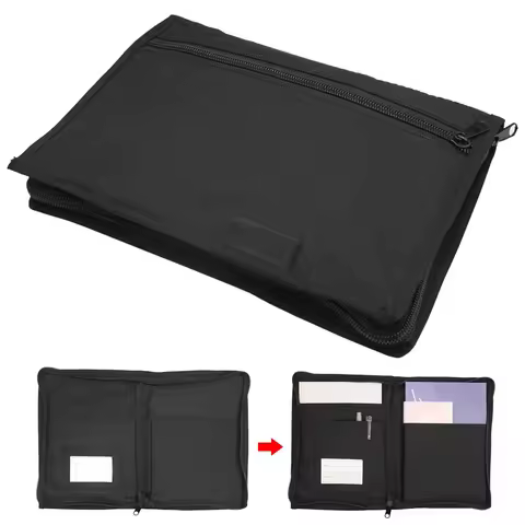 Universal Car Multipockets Storage Folder Bag Glove Box Manuals Documents Organizer Holder Auto Inte