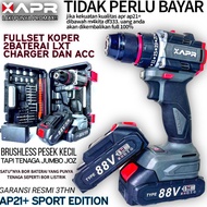 BOR CORDLESS MAKTEC 21V MESIN BOR BATERAI BY APR JAPAN FULLSET AP21+