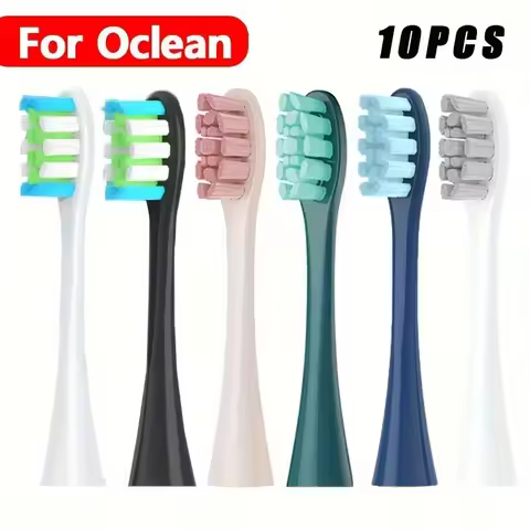 10pcs Replacement Heads For Oclean Flow/X/ X PRO/ Z1/ F1/ One/ Air 2 /SE Brush Heads Soft DuPont Son