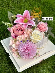 ของขวัญ วันเกิด ครบรอบ เค้กเงิน เค้กเงินไฮโซ3มิติ 1ชั้นL 690 ส่งฟรี