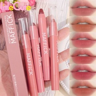 MAFFICK Six Color Matte Lipstick Pen /6 Color Nude Pink Matte Solid Lip Gloss / Waterproof Long Lasting Non-stick Cup Lipstick Pencil