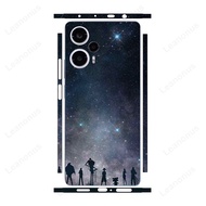 Colorful Decal Skin Xiaomi POCO F5 / F5 F6 Pro Back Screen Protector Film Cover Camouflage Ultra Thi