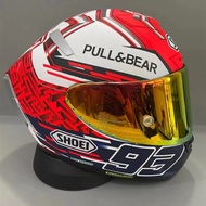 SHOEI X14 / X14 Red White Ant / SHOEI Marquez / SHOEI Full Face Helmet X14 Moto Helmet / Shoei