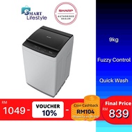 Sharp Fully Auto Washing Machine (9kg) ES919X / ES921X