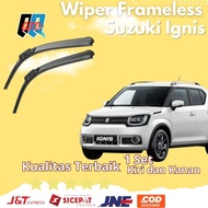 SUZUKI Ignis Wiper Car Window Broom Frameless Banana Rubber Model 1 Set Original Car Wiper Rubber Va