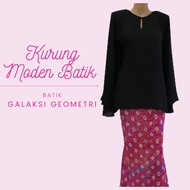 Baju Kurung Moden Muslimah Kurung Batik Cotton Kain Batik Cotton Batik Viral Asli Terengganu Handmade