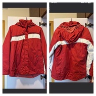 Columbia 紅色雪褸外套連fleece 女 S