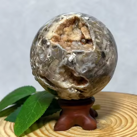 Druzy Sphalerite Sphere Ball Specimen Stone Quartz Natural Crystal Gift Stone Quartz Mineral Home De