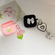 fashion tulip flower Earphone Cover For JBL Live Pro+/ Pro 2/Live Free 2 Case Silicone hearphone box