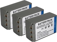 3 pack NP-100 Replacement Camera Battery 7.4V 2500mAh for Casio EX F1 Z3 R3 R4 Camera