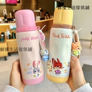 Thermos Cup Crazy Animal City Judy Children's Thermos Cup Boys Girls School Dedicated 2026 New Style