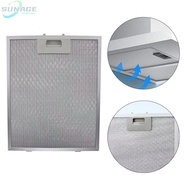 Easy and Hassle Free Install Metal Mesh Cooker Hood Filter Silver 296x276x9mm