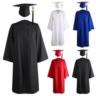 1 Set Pretty Graduation Costume Dry-clean Academic Dress Tassel 2025 College Undergraduate Academic 