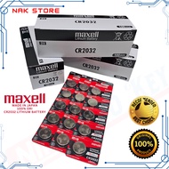 MAXELL CR2032 CR2025 CR2016 3V Lithium Coin Cell Battery - JAPAN (1BOX)