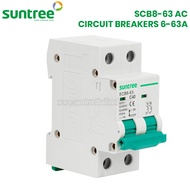 Suntree SCB8-63 AC Circuit Breaker MCB 2P 400V ตัวเลือก 20A 32A 40A  เบรกเกอร์ DC เบรกเกอร์โซล่าเซลล์ เซอร์กิตเบรกเกอร์ MCB เมนเบรกเกอร์ โซลาร์เซลล์