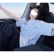 COD084 Style Printed Version [200g] 100% Cotton Combed Short-Sleeved T-Shirt Women Summer Loose Roun