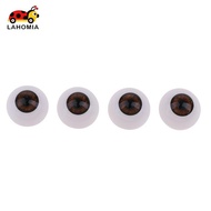 LAHOMIA 4 Pieces DIY Doll Eyes Teddy Eyes Safety Eyes Plastic Eyes - Color Selection - Diameter: 20m