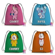 BTS BT21 Backpack Drawstring Bag