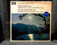 ㊣中古黑膠Concerto Mozart 3 Oistrakh Beethoven Piano Gilels 4 1LP