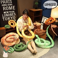 UMISTYDREAM9IQ0 Giant Snakes Toy, Simulation Stuffed Animals Artificial Python Plush Toy, Imitation 