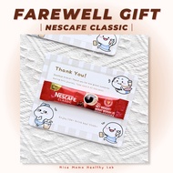 Resign Farewell Gift for colleague [Nescafe classic 2g ] | Cute Thank You Gift for Colleague