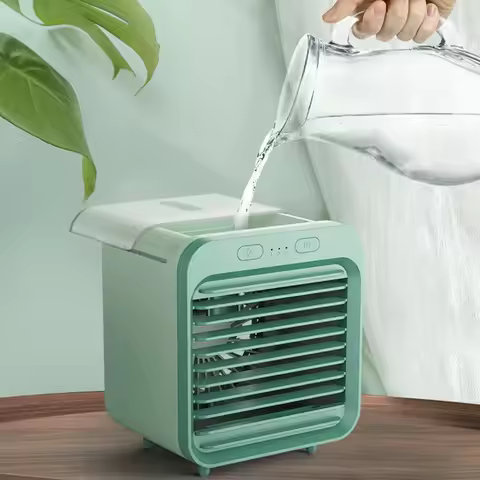 New Portable USB Chargeable Mini 3 Gear Air Conditioner Cooler Fan Air Conditioner Air Cooling Fan O