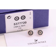 Rose Gold Round Devil's Eye Earrings Simple Elegant PZ1N