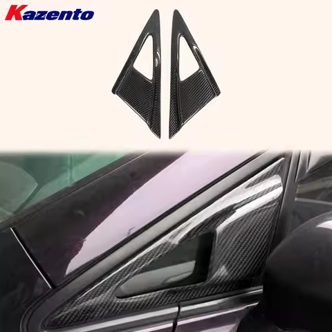 Side Mirror Air Duct Vents KZ Style Carbon For HONDA Civic 06-11 4 Door FD FD1 FD2