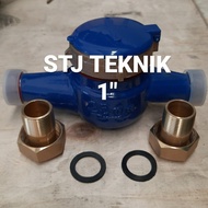 WATER METER 1 INCH // METERAN AIR UKURAN 1 INCH DRAT KUNINGAN