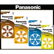 Panasonic Hearing Aid Battery Size PR70 PR41 PR44 PR48 Pack of 6 Batteries