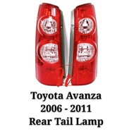 [READY STOCK] Toyota Avanza Rear Tail Lamp Tail Light 2006 - 2011 New 1 Pair Left Right