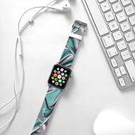Apple Watch Series 1 , Series 2, Series 3 - Apple Watch 真皮手錶帶，適用於Apple Watch 及 Apple Watch Sport - Freshion 香港原創設計師品牌 - 閃爍銀 119