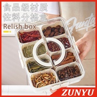 [162]Detachable compartment basket, ready-made storage box, stackable refrigerator organizer