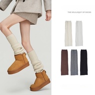 Socks Women Autumn Winter Warm Knitted y2k with Snow Boots Calf Cover