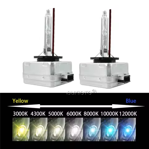 2PCS SUKIOTO GENUINE JAPAN D3S 8000K 35W HID Xenon Bulbs D3R D3S Warm White Blue Car Light Xenon D1S