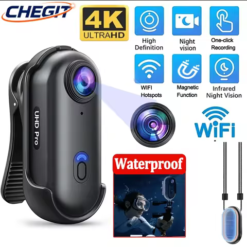 4K 1080P Mini Body Camera Helmet Handlebar Motorcycle Road Sport Cam Battery Body cam Full Hd Sports