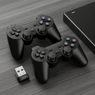 2.4G Wireless Gamepad Set of 2 USB Joysticks No Input Lag for PC Android TV Game Box Set 2 Pad Perma