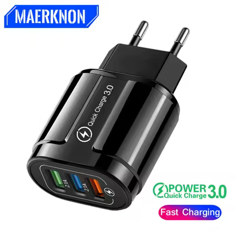 Quick Charge 3.0 4.0 5V 3A Usb Charger For iPhone Xiaomi Samsung S20 Tablets Universal qc3.0 Moblie 