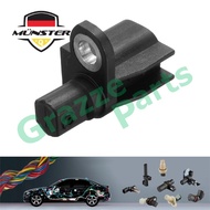 (1pc) Münster Anti-Lock Braking System ABS Sensor Rear Wheel AV6T2B372 Ford Focus MK2 MK3 2.0 Ti-VCT