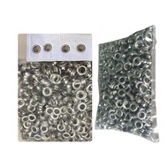 Eyelet Used With Press Tools Galvanized Steel Silver Color Inside 10mm Vinyl eyelets DK3 Gromets 100