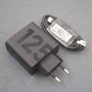 Original Motorola 125W Charger EU Turbo Fast Charging Power Adapter USB C To Type C Cable For Motoro