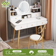 🚚Free Shipping🚚Dressing Table with Mirror Meja Solek Drawer Storage Desk Meja Girl Makeup Cosmetic T