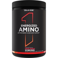 Rule 1 Energized Amino – Anytime Energy and Recovery Support with BCAAs, Glutamine, Citrulline, Beta