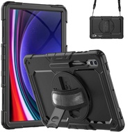SAMSUNG TAB S10 FE / TAB S10 FE PLUS / TAB S9 FE PLUS / TAB S9 FE STRAP CASE RUGGED RUBBER