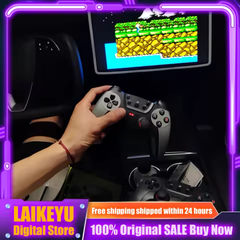 2025 New Wireless Usb Game Controller For Tesla Model Y/3/X/S Double Player Online Tv Pc Ps3 Steam C